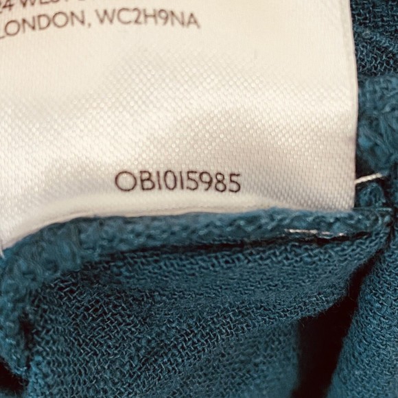 Free People Womens Boho Chic Dream Weaver Embroidered Tunic Sz M OB1015985 Teal - Picture 8 of 8